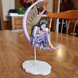 Dragonsite "How Much I Love You" Intricately Detailed Ceramic Fairy Figurine